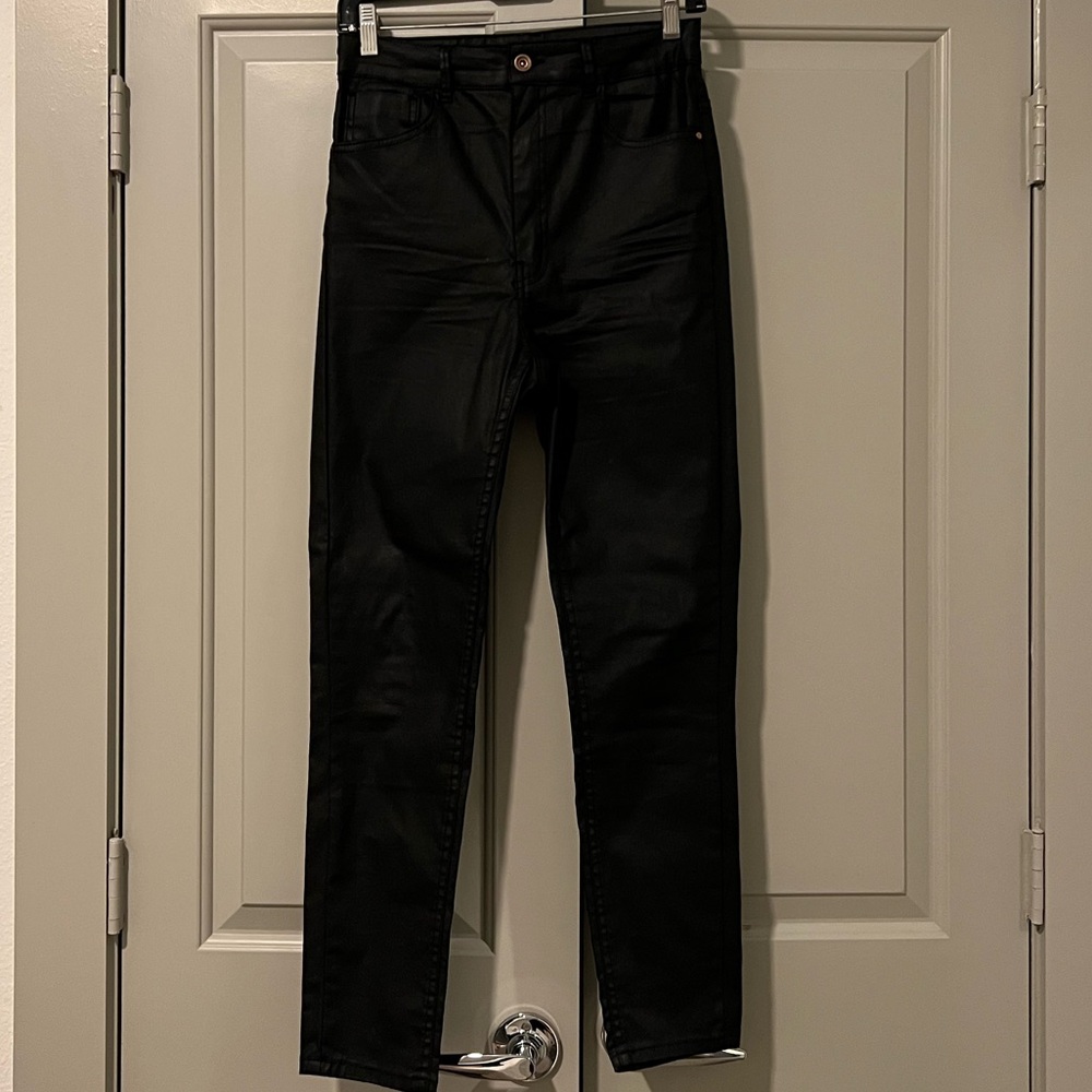 ZARA Black “Leather-esque” Pant